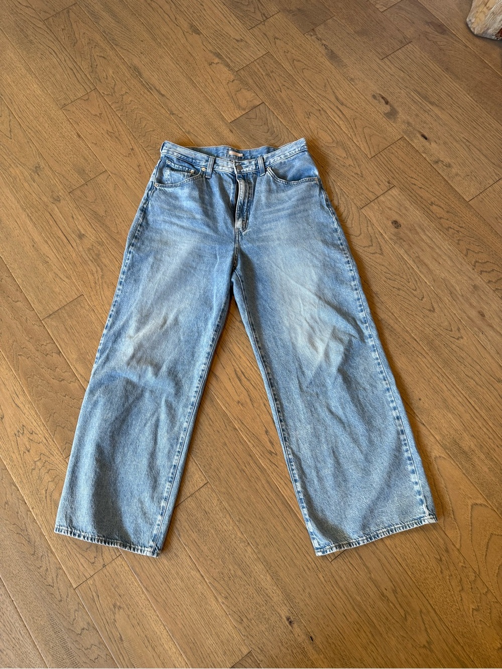 Levi's Light Blue High-Rise Wide-Leg Women's Jeans